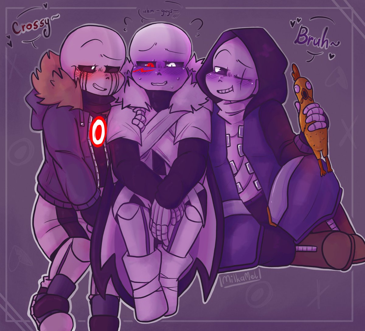 milkamel_'s tweet photo. Krepic! (or Epickross? Idk XD) 🎯❌💜
I couldn't decide if I wanted to draw kross or crepic so as a solution I made it a poly 👍
I put a lot of effort into this one and tried to experiment with coloring <3
#krepic #kross #crepic #epickiller https://t.co/WvQ11QTIe0