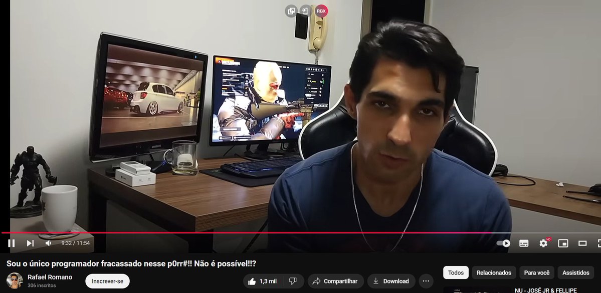 Cara dropou o melhor vídeo sobre carreira da comunidade dev e foi dormir.