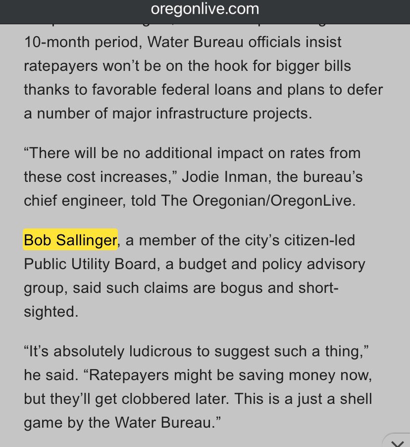 Recently, respected environment advocate <a href="/BirdAllianceOR/">Bird Alliance of Oregon</a> &amp; <a href="/ColumbiaRKeeper/">Columbia Riverkeeper</a> Bob Sallinger tried to understand…but

you gaslit him too. Unforgivable.