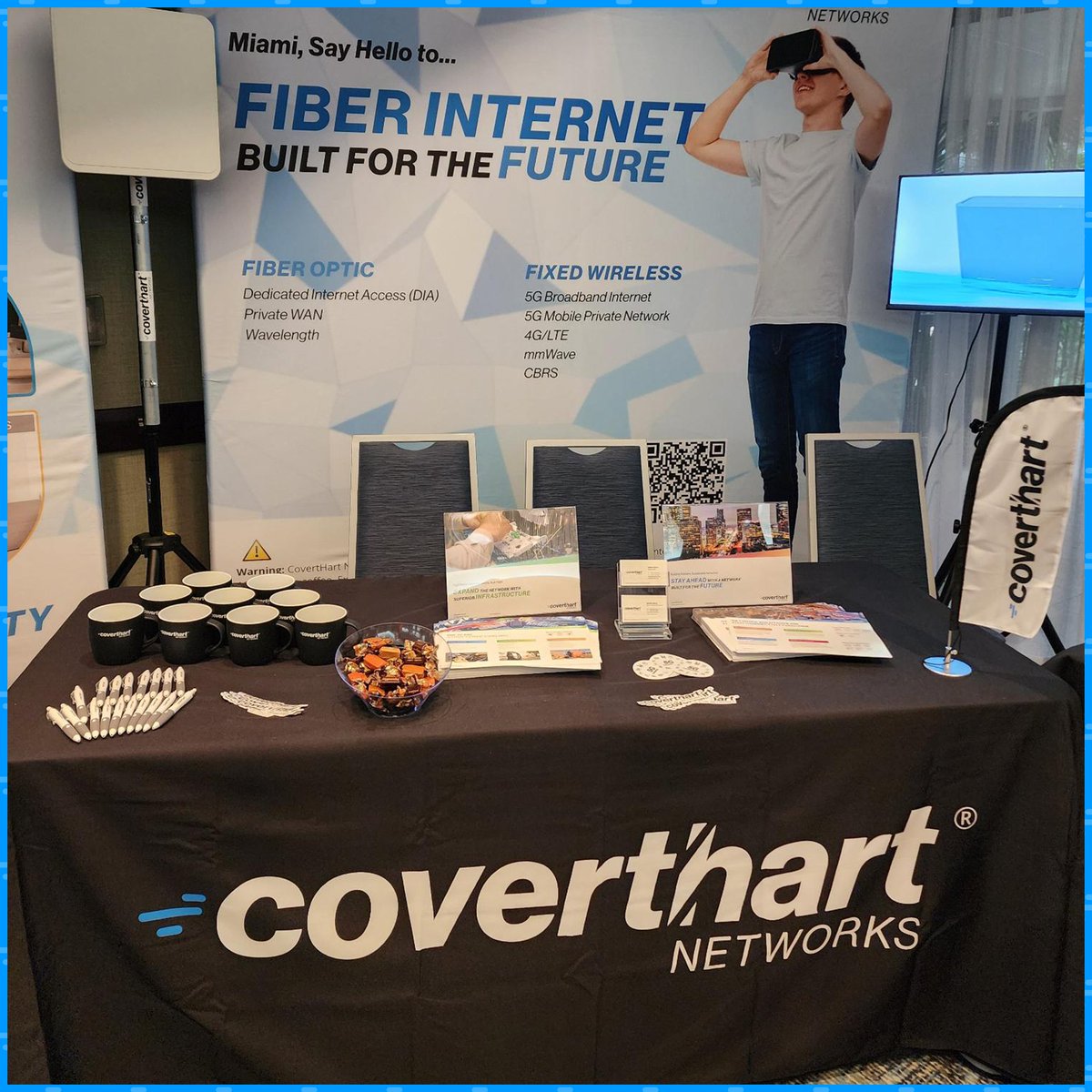 CovertHartNS's tweet image. 🌐 CovertHart Networks and @inseego  showcased powerful connectivity solutions at the Miami Lakes Chamber Small Business Expo! Great connecting with local businesses to discuss how our high-speed services keep #MiamiLakes strong and connected. #CommunityConnectivity