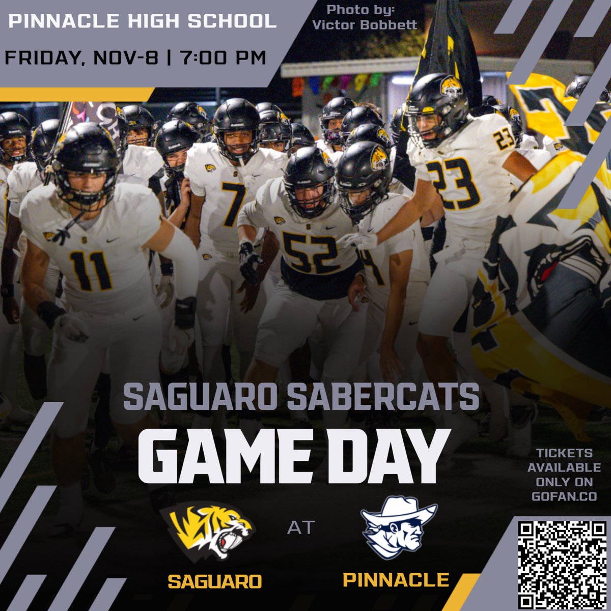 Sabercat Nation (@saguaro_hs) on Twitter photo Come out tonight to support your <a href="/saguarofootball/">Saguaro Football</a> team at Pinnacle HS at 7pm. #SagU #Family
🎟️ gofan.co/event/1592149
💻 youtube.com/live/h2B-ud4W1…
PVUSD Game Day Policies: resources.finalsite.net/images/v167276… Come out tonight to support your <a href="/saguarofootball/">Saguaro Football</a> team at Pinnacle HS at 7pm. #SagU #Family
🎟️ gofan.co/event/1592149
💻 youtube.com/live/h2B-ud4W1…
PVUSD Game Day Policies: resources.finalsite.net/images/v167276…