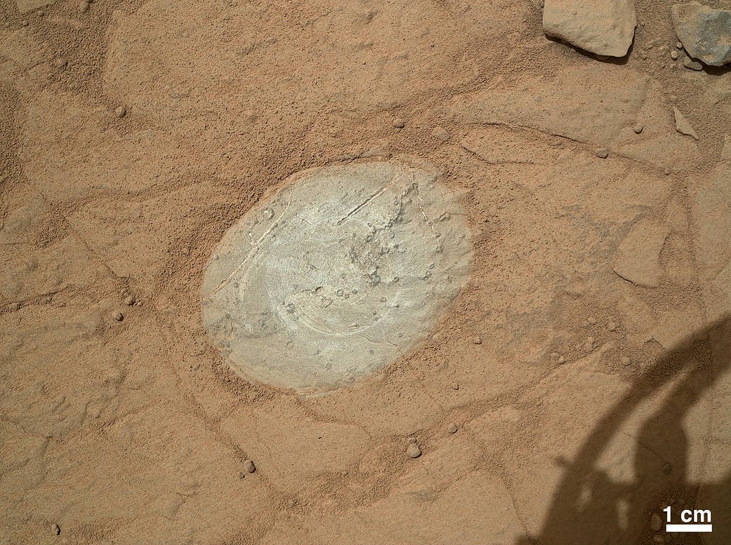 Hi back my dear DRT! You will always have a special place in my heart as my 1st hardware on Mars. Sol 150 was your 1st amazing brush, and here is the pic from that day <a href="/MarsCuriosity/">Curiosity Rover</a> <a href="/NASAJPL/">NASA JPL</a>
