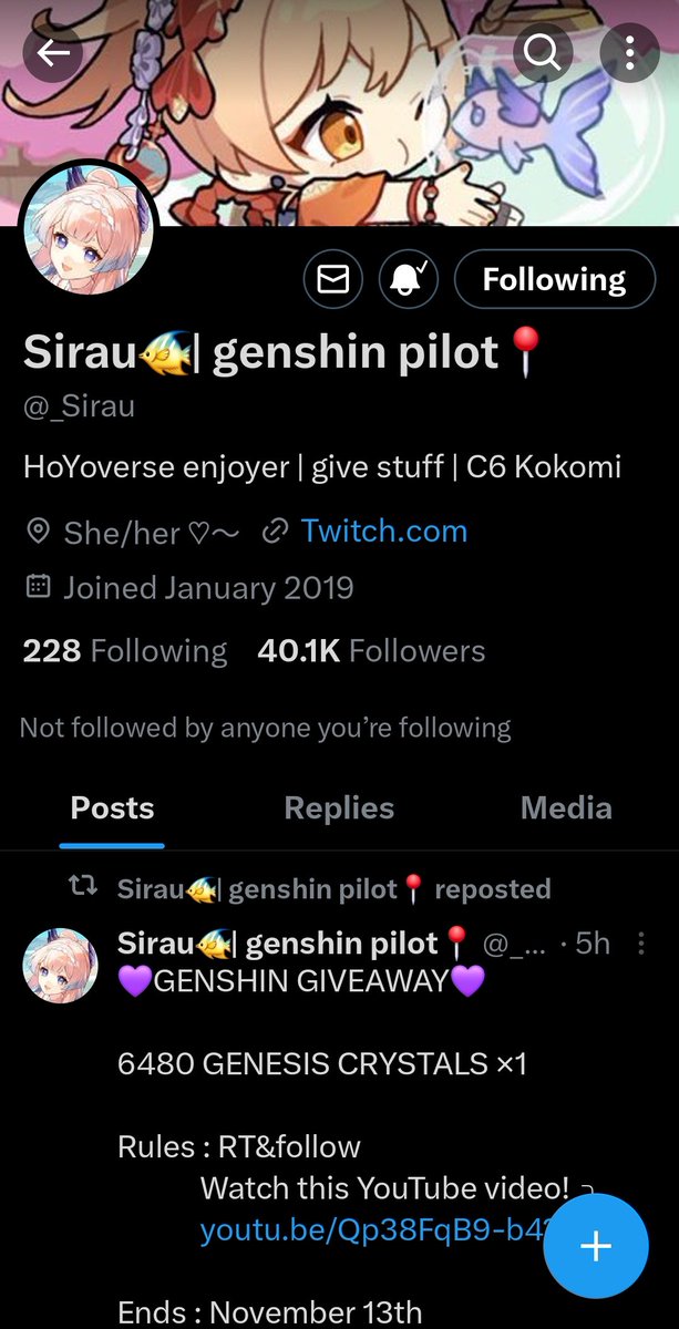 Kay92274313's tweet photo. @_Sirau Done! https://t.co/oXs4JcNsVI