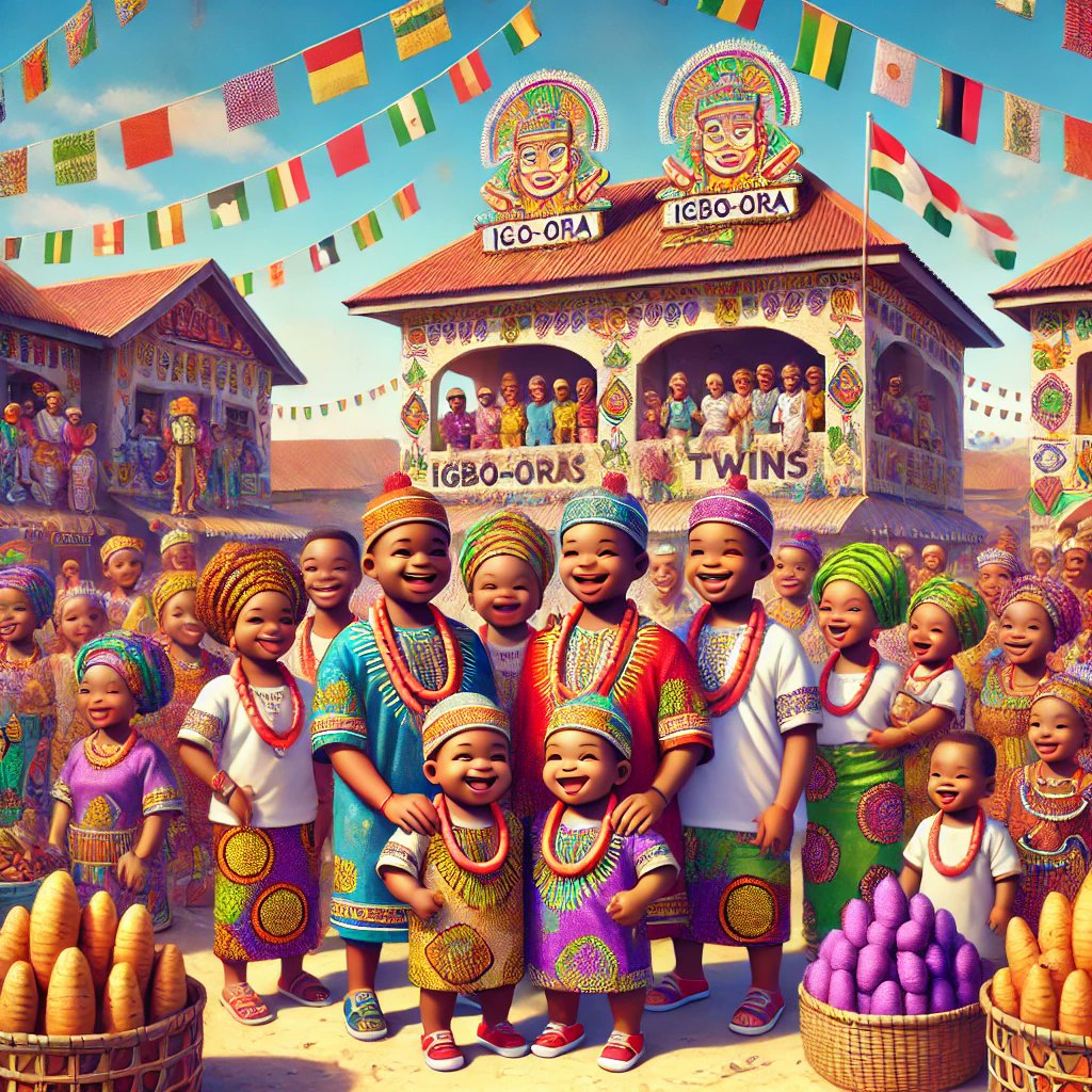 argentinAm's tweet photo. 🌍 Nigeria y el “pueblo de los gemelos” 🌍 En Igbo-Ora, nacen más gemelos que en cualquier lugar: 50 por cada 1,000. Se cree que la dieta de ñame blanco influye. ¡Increíble! 🌱👶 ¿El ñame tiene que ver? 🥔👶 #DatosCuriosos #GemelosEnNigeria #ArgentinaMercado https://t.co/8RUGedQosH