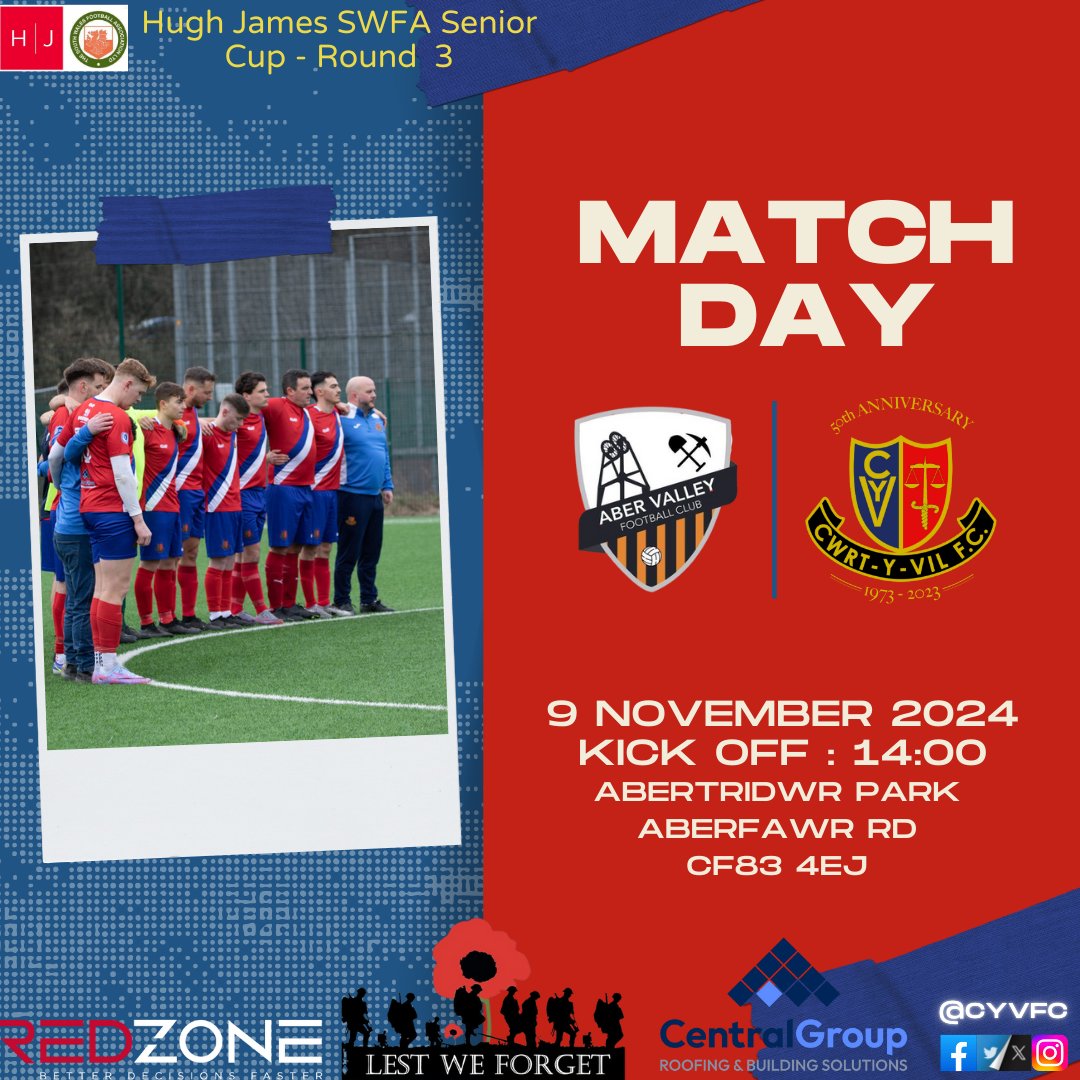 Cwrt-Y-Vil FC (@cyvfc) on Twitter photo Tomorrow we make the trip to Abertridwr to take on <a href="/aber_valley_fc/">Aber Valley F.C.</a> of the <a href="/SWPLInfo/">South Wales Premier League Info</a> .
Great test for our new squad against a side 3 divisions higher than us.
Come on up and support the lads Tomorrow we make the trip to Abertridwr to take on <a href="/aber_valley_fc/">Aber Valley F.C.</a> of the <a href="/SWPLInfo/">South Wales Premier League Info</a> .
Great test for our new squad against a side 3 divisions higher than us.
Come on up and support the lads
