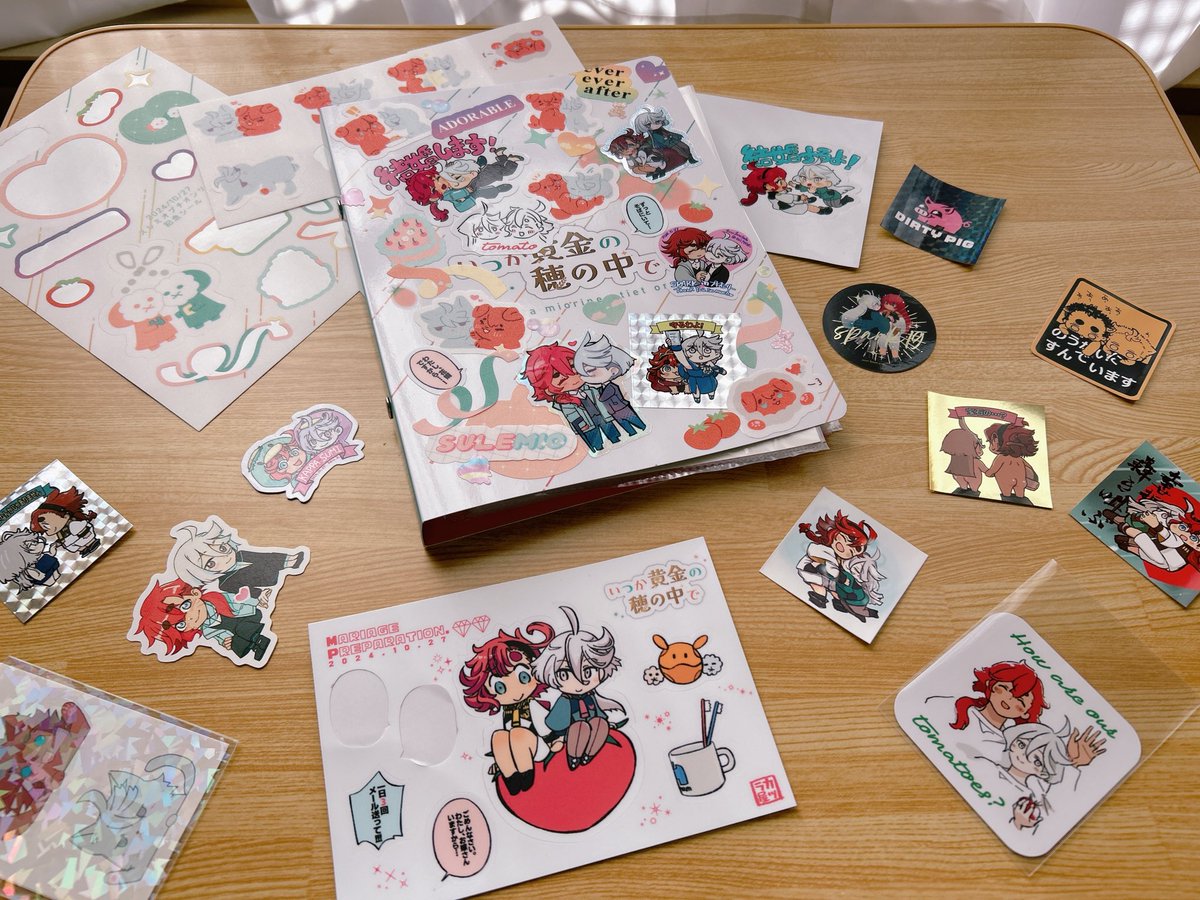 スレミオ×デコ、脳みそから変な汁出そうなくらい楽しかったです そして全然使いきれなかった！！！たくさん作ってくださりありがとうございます！！！