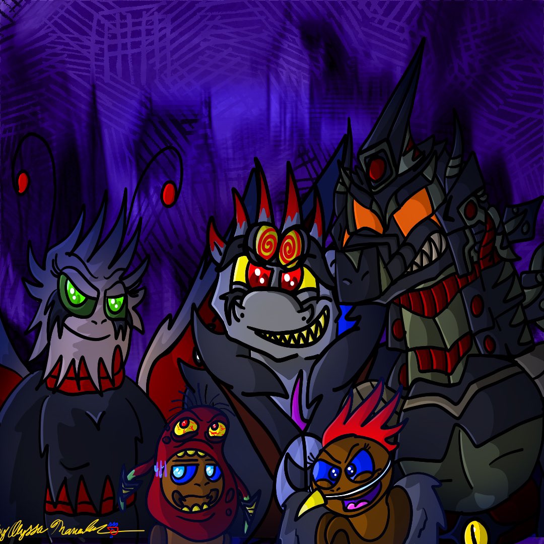 CannonZeroKiryu's tweet photo. Some Halloween art I didn’t post yet https://t.co/kUFQOO53Vq