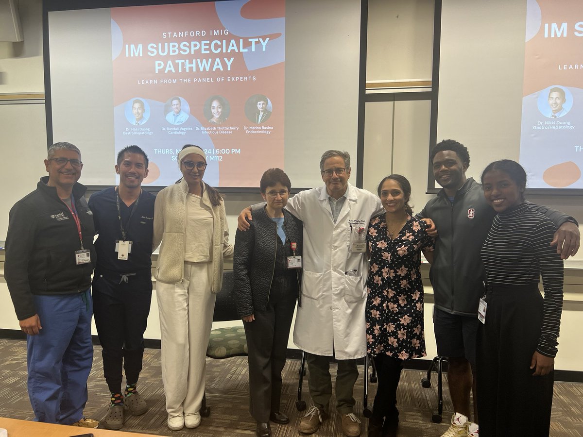 Had fun coordinating the first IM sub specialty panel! 

Hard to believe I didn’t consider Hepatology until I met amazing mentors &amp; my first pt with ascites/jaundice 😱. 

You never know where life will take you. Enjoy the journey. 

#NikkiNotes #MedEd #Crocs