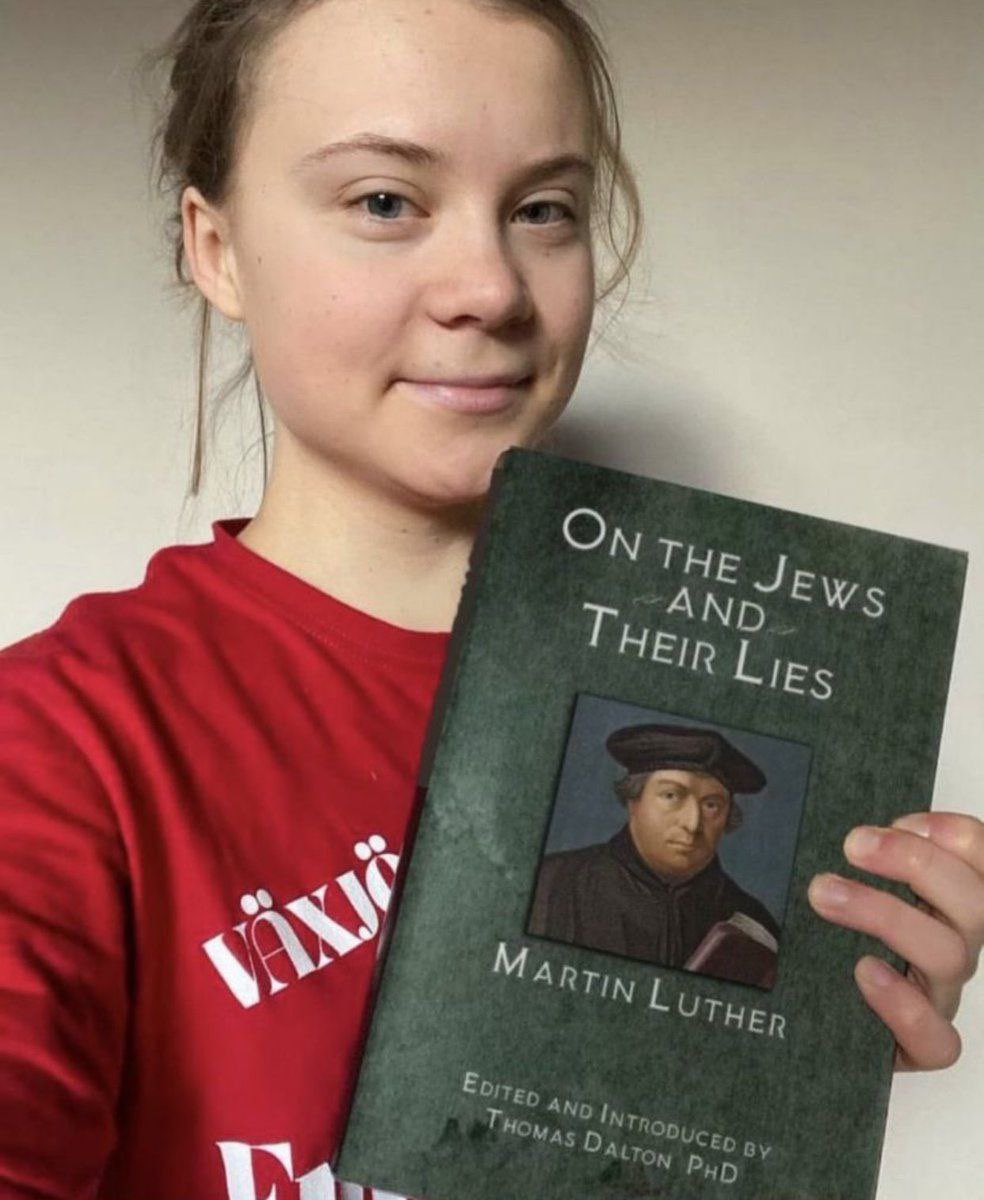 LetsGoBrando45's tweet image. So happy .@GretaThunberg is coming to her senses. 

P.S. Yes, Martin Luther did write this book. ✅ His name is all over Western institutions.

I wonder if he was trying to tell us something?  🙋‍♂️🙋‍♂️🙋‍♂️