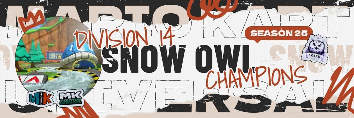 SnowFoxMK8D's tweet photo. MKU Saison 25 - Finale | Snow Owl🦉

Avec les nouvelles bannières, on peut officiellement conclure la saison. Félicitation à la Owl pour leur 3e titre d'équipe. 😎🥳 https://t.co/hUX0u90bii