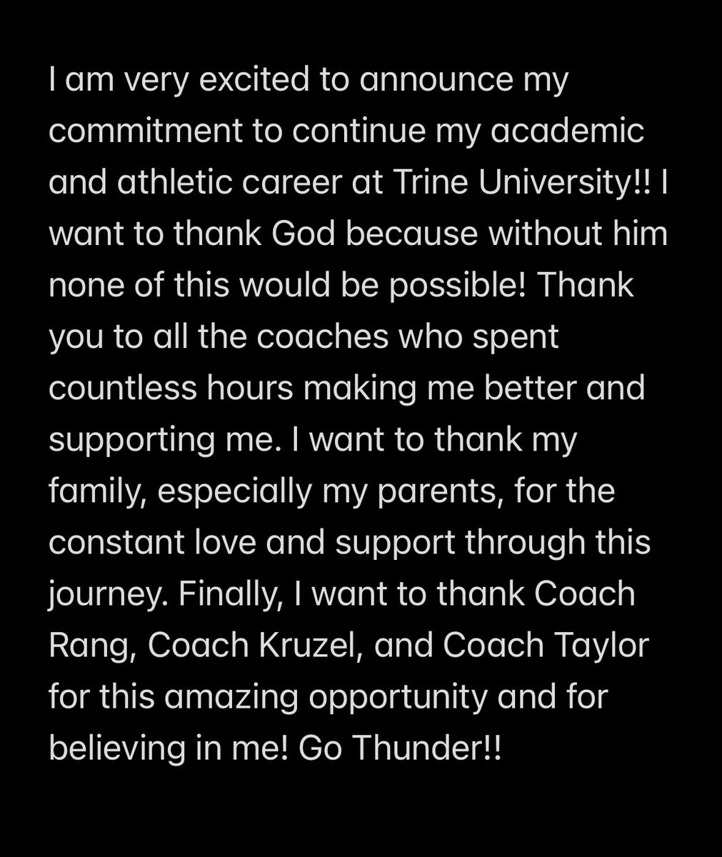 Go Thunder!! #commited