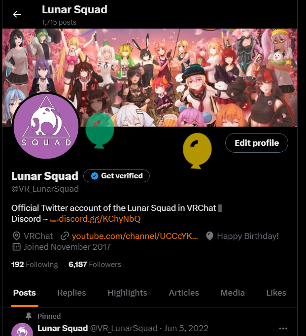 VR_LunarSquad's tweet image. Happy birthday to LS! It's our group's 7th anniversary, thank you all for giving us support for all these years and I hope you continue to follow us for more!