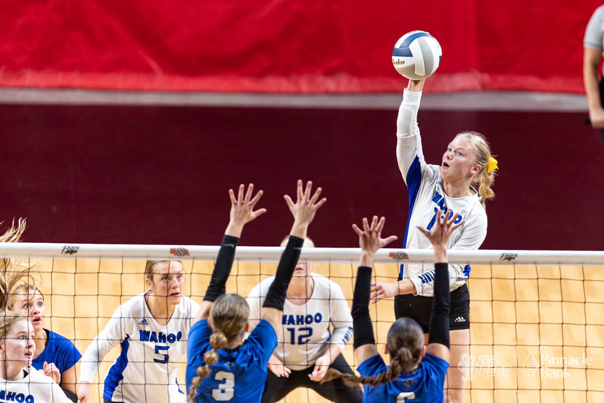 THEnebpreps's tweet photo. Wahoooooo! 

The Warriors defeat Pierce in five sets and move on to the class C1 state title.

#nebpreps | @pinnbank https://t.co/Sz38b6iB1m