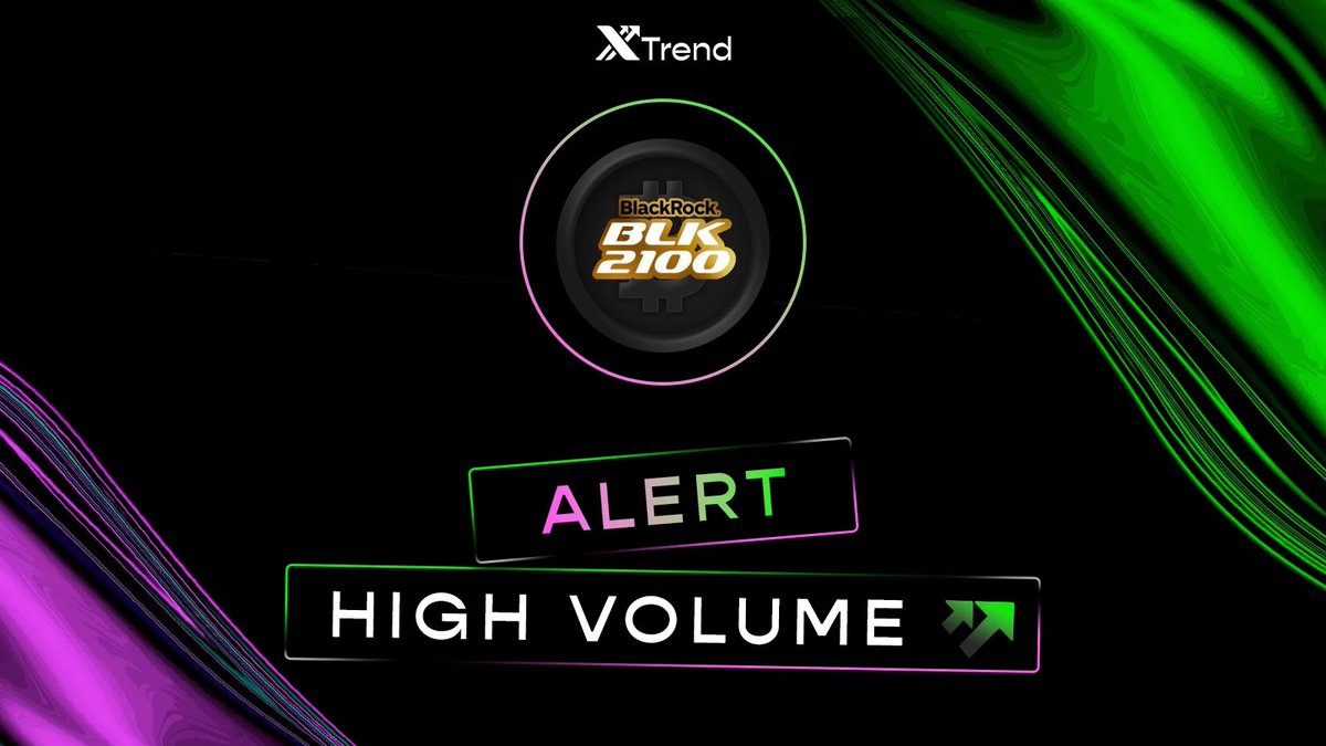 💹 #BLK HIGH VOLUME ALERT 📊

💰 $12,972.47 traded in the last 1h!

@BLK2100_

0x210028b5a1E9efFb93Ce31006a18629F31131093