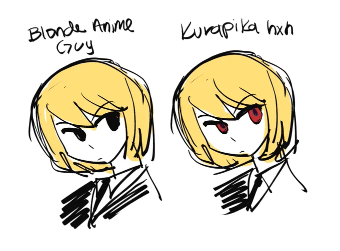 Also thing I experience with fan art #hxh 