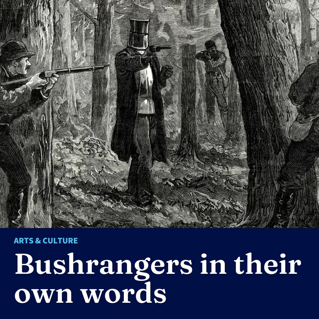 Most bushrangers are best known from semi-fictional accounts written decades after their deaths, but a new book uncovers a few who told their own stories.

Tap through to read more from the book extract by Professor Ken Gelder and Dr Rachael Weaver → unimelb.me/4fkPLB0