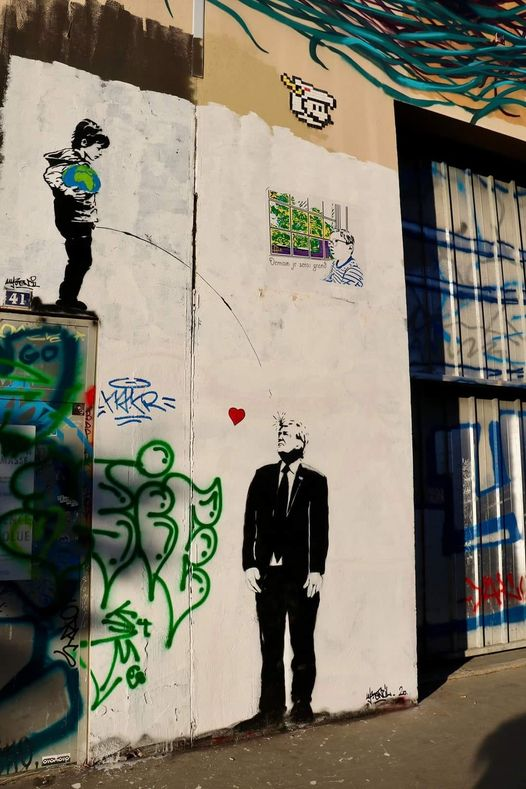 Banksy knows what the world thinks of Trump.