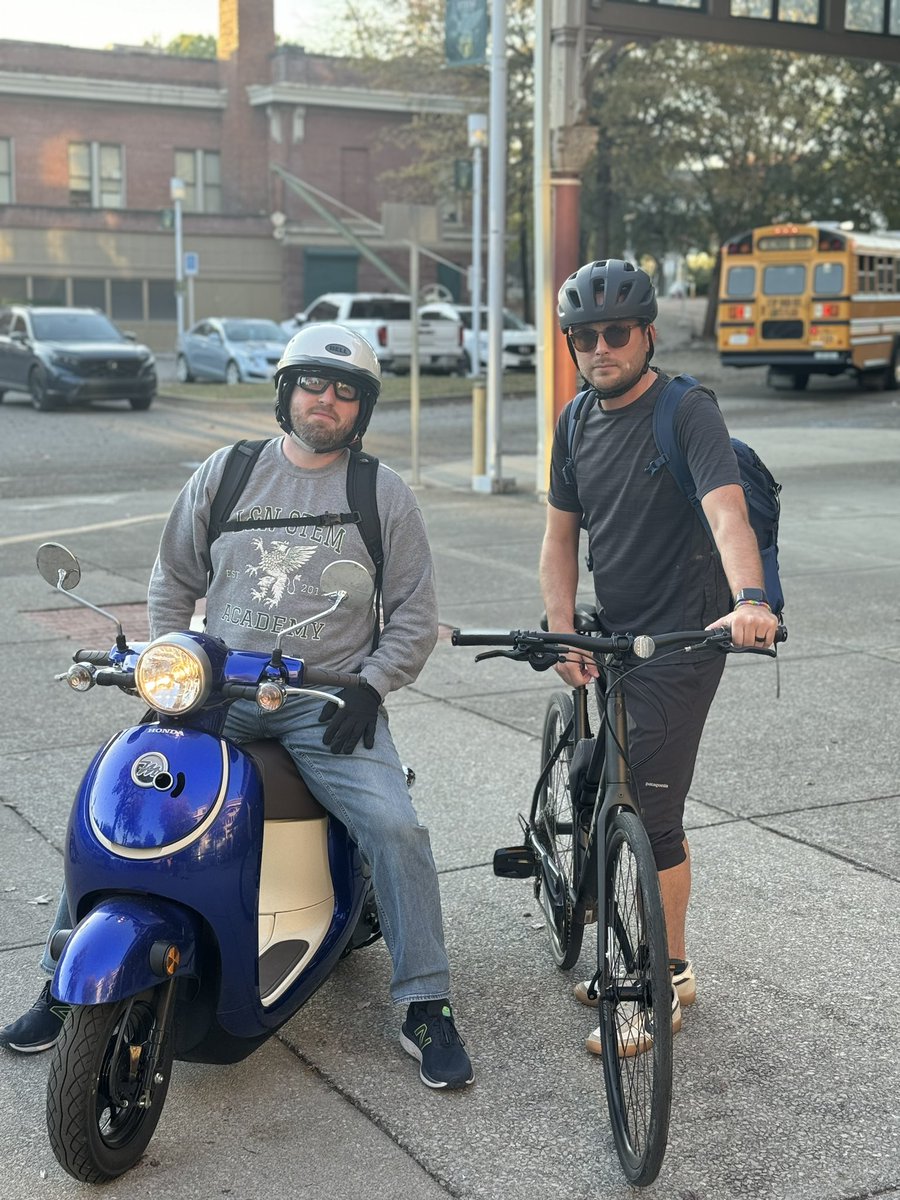 Jimm Allen (@lnstem_mrallen) on Twitter photo Dr. Fultz and Mr. Tiller finished a hard week teaching America’s youth and then rode off into the sunset from the beautiful <a href="/LNSTEMAC/">L & N STEM Academy</a>. Not all heroes wear capes, but many travel on two wheels. Dr. Fultz and Mr. Tiller finished a hard week teaching America’s youth and then rode off into the sunset from the beautiful <a href="/LNSTEMAC/">L & N STEM Academy</a>. Not all heroes wear capes, but many travel on two wheels.