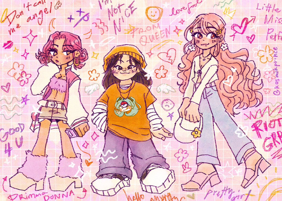These all perfectly fit my girls: Lady, Ligaya and Ash like 🥹♥️ 
