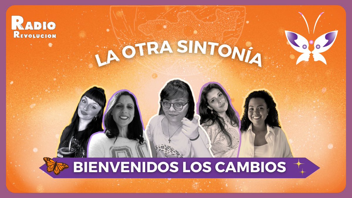 Revolucionera's tweet photo. ☀️BIENVENIDOS LOS CAMBIOS 🦋 

Ya, Ya, ya!
Arriba ese viernes, sumate!

Por RADIO REVOLUCIÓN 📻
Suscribite y activá la campanita!🔔
 #radio #radiorevolucion #RR #laotrasintonia

https://t.co/wKICt79Jup https://t.co/vgkFBwBrGP