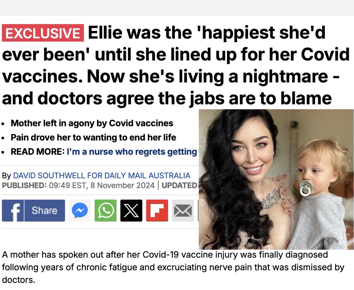 covidjabstroke's tweet photo. This young mother from Australia has been diagnosed with a horrific vaccine injury that ruined her life https://t.co/3dJY0SDMna. This dangerous covid jab caused immense suffering around the world. Those that lied &amp; said it was safe &amp; effective need to be held accountable https://t.co/Cu9YiXUdpb