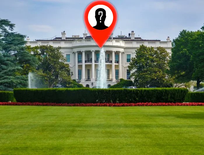 The White House on Inauguration Day 2025