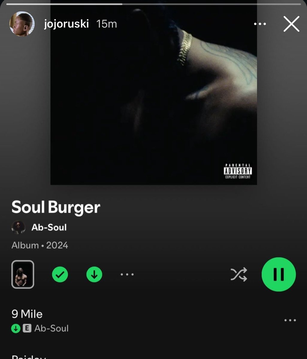 nfr_podcast's tweet photo. Kendrick Lamar shows love to Ab-Soul’s new album 'SOUL BURGER' 🙏 https://t.co/cEy7xnc5S5