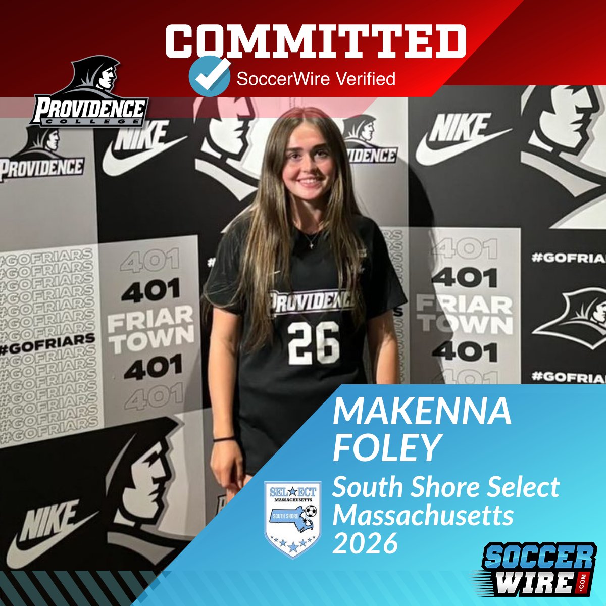 Strong signings for <a href="/ToledoSoccer/">Toledo Soccer</a>, <a href="/UVAWomenSoccer/">Virginia Women's Soccer</a>, <a href="/DrakeWSoccer/">Drake Women's Soccer</a>, and <a href="/PC_WomensSoccer/">Providence College Women’s Soccer</a> with these exciting Class of 2025 &amp; 2026 verbals coming out of Indiana, North Carolina, Kansas, and Massachusetts youth clubs this week!