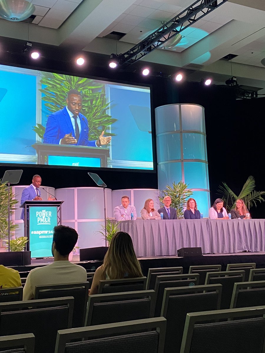 What do the head team doc of <a href="/USWNT/">U.S. Women's National Soccer Team</a>,  the US <a href="/Olympics/">The Olympic Games</a> chief medical officer, and the <a href="/Rockettes/">Rockettes</a> medical director have in common? They are all PM&amp;R docs! Fantastic discussion by this panel of experts at #AAPMR24  #sportsmedicine #physiatry