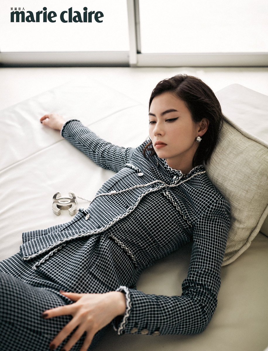 LaLaChuu's tweet photo. In Chanel for the cover of Marie Claire TW Nov 2024 https://t.co/2F9fH0SDh1