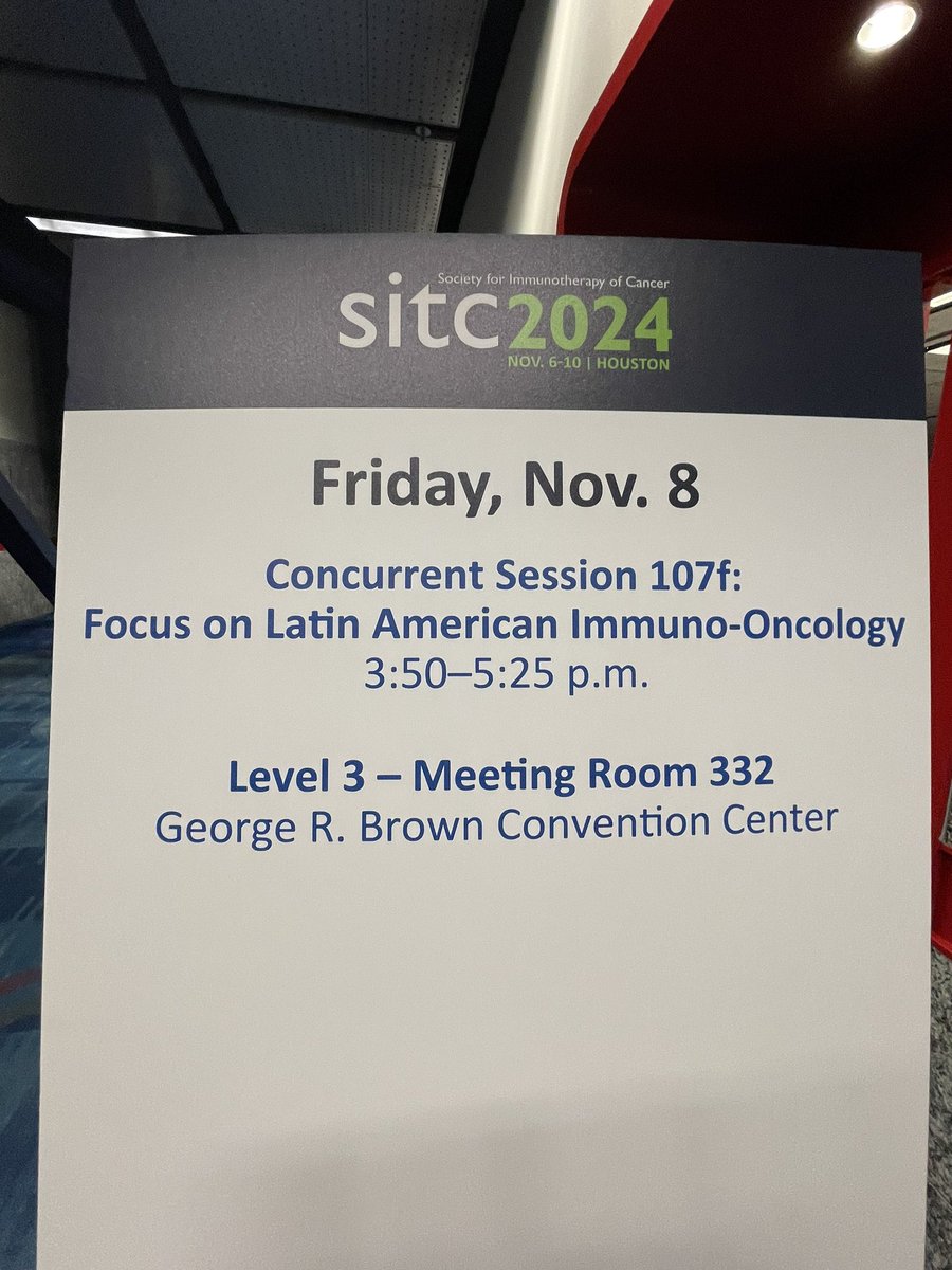 Fabiola Osorio (@fbosorioo) on Twitter photo Incredibly grateful to the society for immunotherapy of cancer <a href="/sitcancer/">Society for Immunotherapy of Cancer</a> SITC2024 meeting for inviting me to present our data in the Latinoamerican immuno-oncology simposium. A fantastic opportunity to share our work. Incredibly grateful to the society for immunotherapy of cancer <a href="/sitcancer/">Society for Immunotherapy of Cancer</a> SITC2024 meeting for inviting me to present our data in the Latinoamerican immuno-oncology simposium. A fantastic opportunity to share our work.