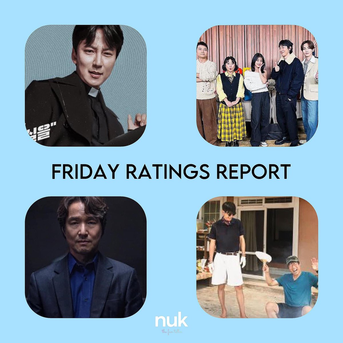 nUKiOz's tweet photo. #KDramaRatings 09.11.24
#TheFieryPriest2 SBS ➜ EP1 : 11.9% ⛪️👨🏻🆕
>> เปิดตัวแบบไม่ต้องลุ้น 2 หลัก 😆
#DOUBT MBC ➜ EP8 : 6.9% ⬇️
#iLiveAlone MBC ➜ EP570 : 5.7% ⬇️
#ThreeMealsADayLight tvN ➜ EP8 : 7.624% ⬆️
© Nielsen Korea https://t.co/X659RlOV4t