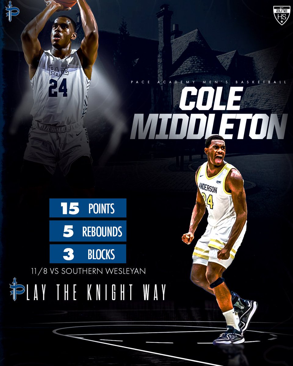 Pace_Hoops's tweet photo. Pace Hoops Alumni Cole Middleton (@JColeMiddleton) had a strong performance tonight in a win for @AUTrojansMBB ! Once A Knight, Always A Knight! ⚔️💪⚔️ #ROSE36 https://t.co/cEmXHzwBqS