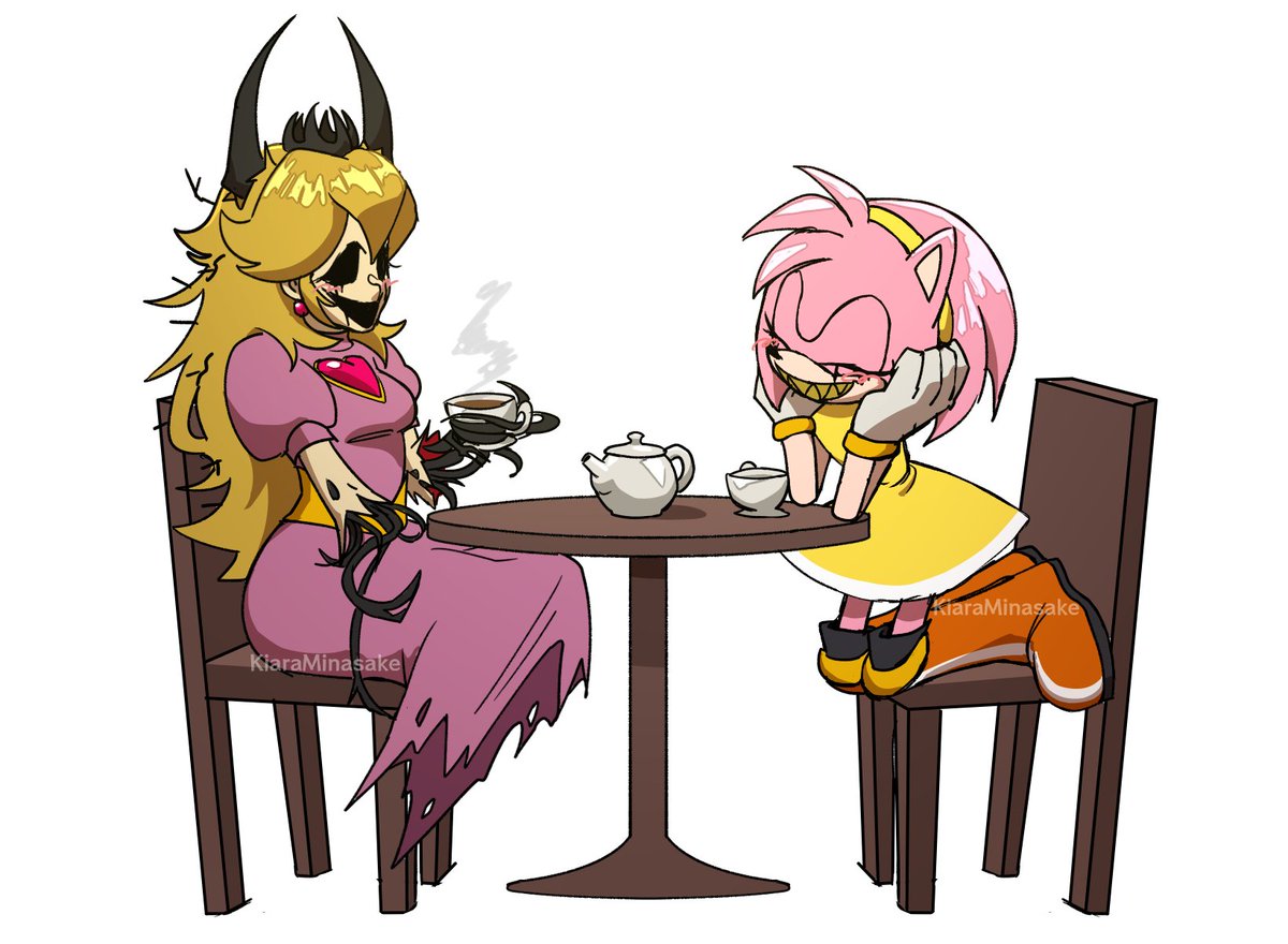 kiaraminasake20's tweet photo. Tea party!! #coronationday #sonicexe #pillarchase2 https://t.co/jpkk2iP1C3