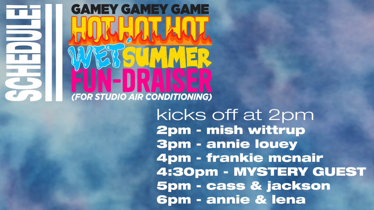 Gamey Gamey Game (@gameygameyshow) on Twitter photo TODAY!!! 🔥🔥🔥 TODAY!!! 🔥🔥🔥