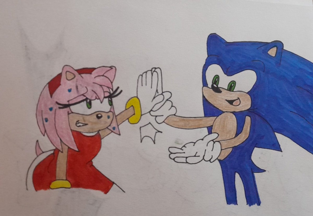 AlyMoody123's tweet photo. Cuz she's awesome 🩷💙
.
.
.
.
.
I ABSOLUTELY ADORE Sonic and Amy's chemistry in the IDW comics. While I am a Sonamy shipper, I ADORE their platonic relationship #sonamy #idwsoniccomics #amyrose #platoniclove #sonicandamy https://t.co/hKdRO1ODLb
