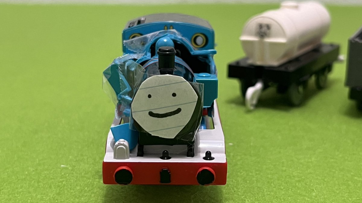 PlarailThomas's tweet image. Thank you for this trade @cronthings I hope you love my Talk n Action Diesel 10!!! 😋#Trackmaster #Plarail #TTTE