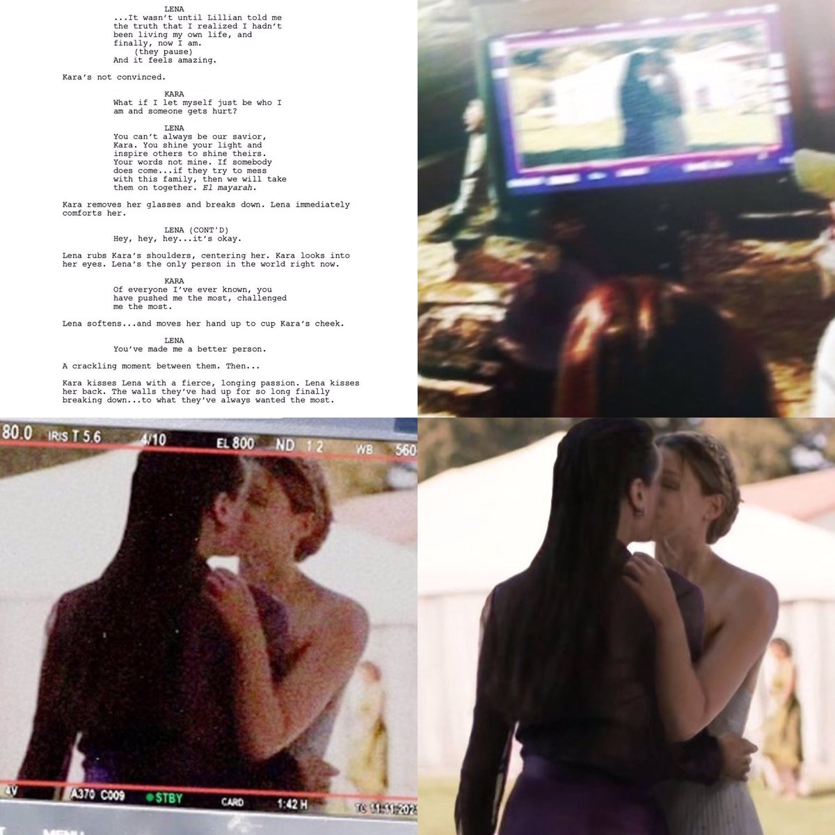 CSIRJen's tweet photo. 3 WHOLE YEARS SINCE SUPERCORP KISSED?! https://t.co/mgxYohN9iU