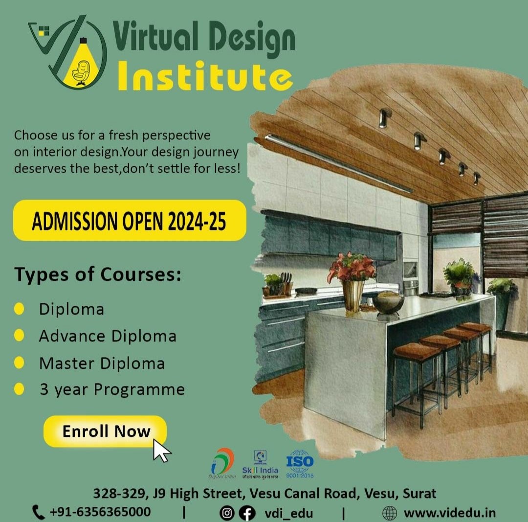 viod_edu's tweet photo. 🎨 Ready to Turn Your Passion for Interior Design into a Profession? 🎨

Virtual Design Institute is now accepting admissions for 2024-25!

📍 Location: 328-329, J9 High Street, Vesu Canal Road, Vesu, Surat
📞 Contact: +91-6356365000
🌐 Website: https://t.co/VFTnjGmJRV https://t.co/hPlb9bNpwo