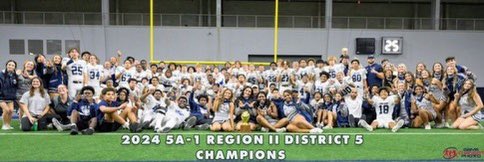 Back to Back District Champs! Went 2/2 on FGs and had 2 punts over 50 yards in a 41-30 W. <a href="/LSHS_FBRecruits/">Lone Star HS Football Recruiting</a> <a href="/CoachJRayburn/">Jeff Rayburn</a> <a href="/drkharp/">Kelly Withee Harper</a> <a href="/OberkromKicking/">Jaden Oberkrom</a> <a href="/coryelolf/">cory elolf</a>