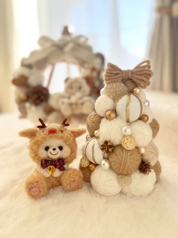 saya08041003's tweet photo. ニットリース作家の＠hina_san_ta さんとの
コラボ販売会にてご予約受付中です🐻‍❄️🎄

詳細はこちらをご覧下さい💁‍♀️

https://t.co/u65NdRnwmm

#ニットリース
#羊毛フェルト https://t.co/vW9qd4GgSE