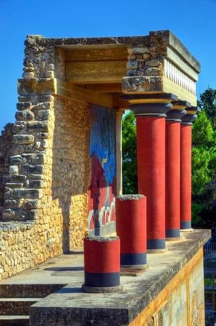 – Europe’s Oldest Monument

The Palace of Knossos on Crete is Europe’s oldest palace, built over 4,000 years ago during the peak of the Minoan civilization.