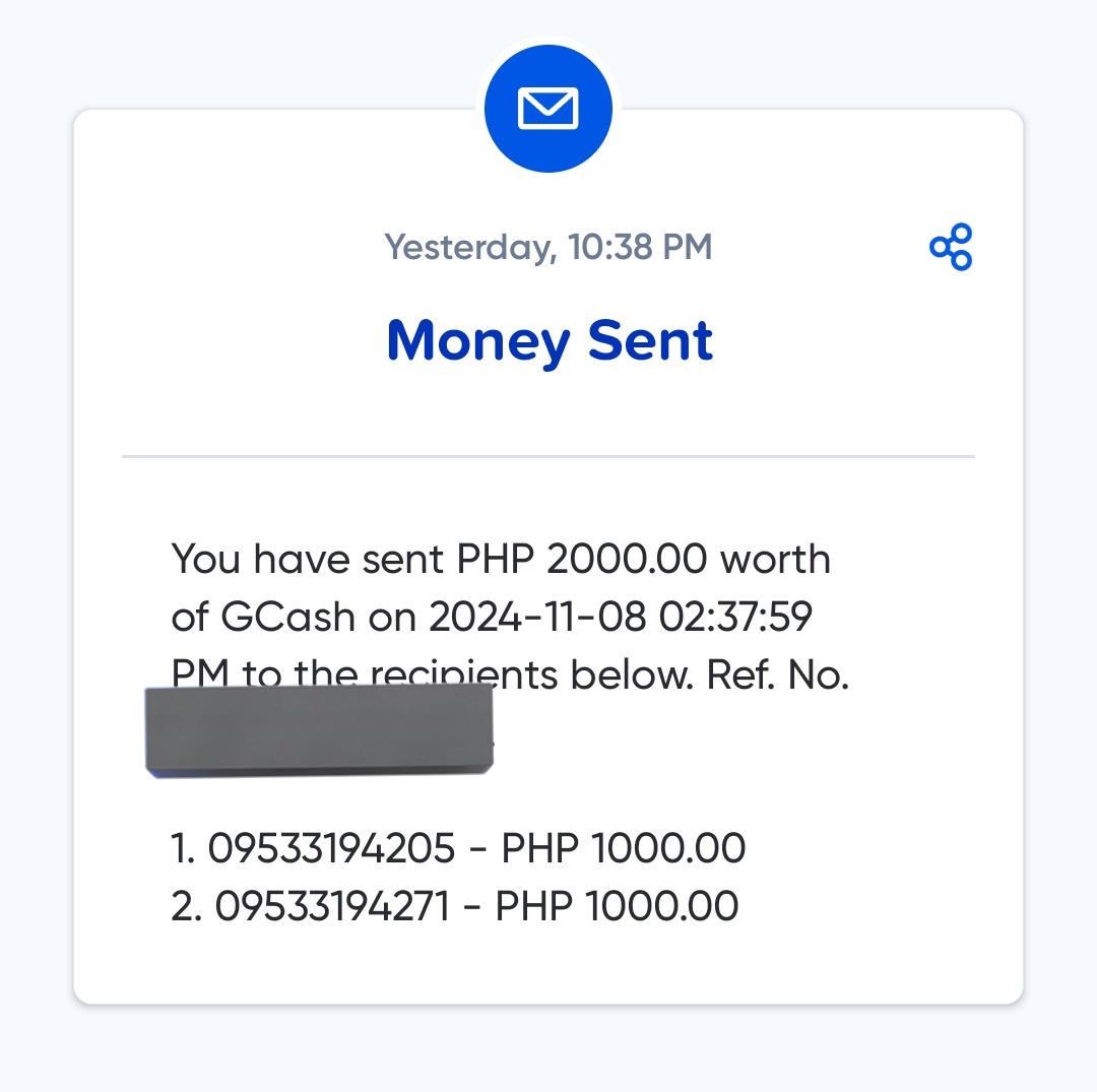 plavesoul's tweet photo. ⚠️ SCAM ALERT

I lost 4k php worth of money just because of a GCash scam. Please help me report these numbers. 

I was saving some of them for my tuition and our immersion to Manila on May, in hopes that I could be of less burden to my parents. 😭 

Please retweet to spread! + https://t.co/LBlNdKLLob