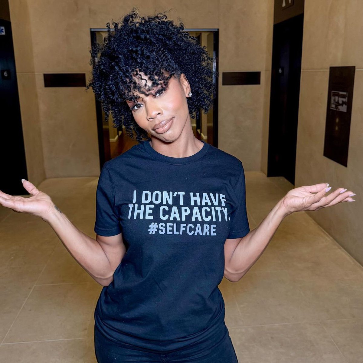 Happy Friday…. Please know It’s okay to not have the capacity. What are you doing for #Selfcare this weekend? 

🛒New shirts available on Shop.BrandeeEvans.com

#CaregiverAppreciationMonth #Caregiver