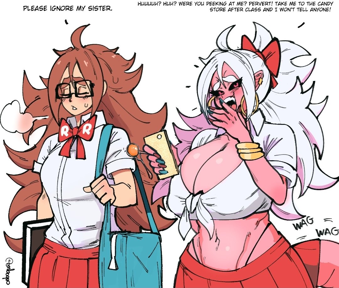 Me &amp; <a href="/21herself/">Android21</a> everyday