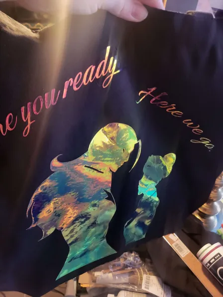 CrystalRebelion's tweet photo. Black canvas bag that can only be described as "violently iridescent" - might be my new favorite thing.
#lotura #lotor #allura https://t.co/NWhrRXu8ft