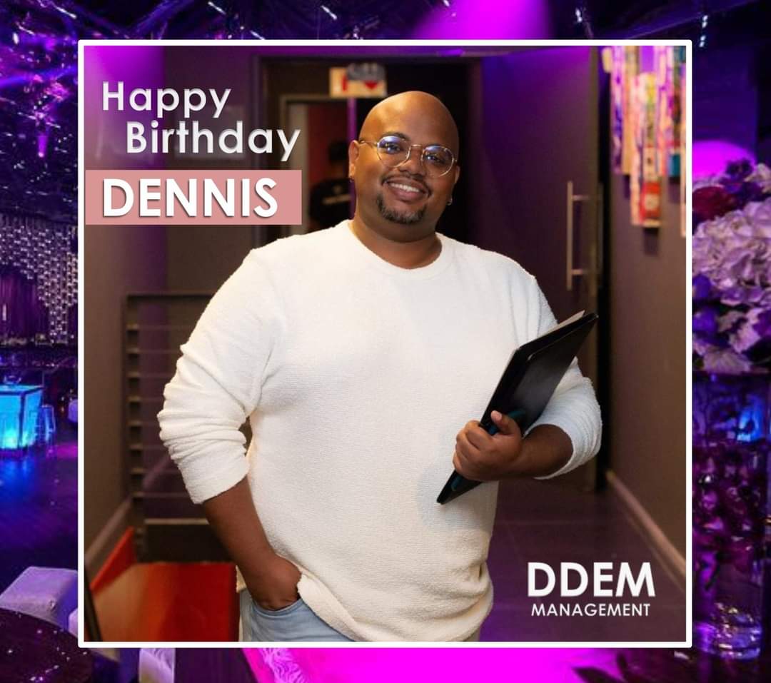🔵 Happy Birthday to the man behind the <a href="/DDEMmanagement/">DDEM Management</a> brand, <a href="/theddemguy/">Dennis Davids</a>

From your team, we want to wish you everything that's beautiful on this special day. May blessings continue to follow your journey through life as you continue to inspire those around you. #theddembrand