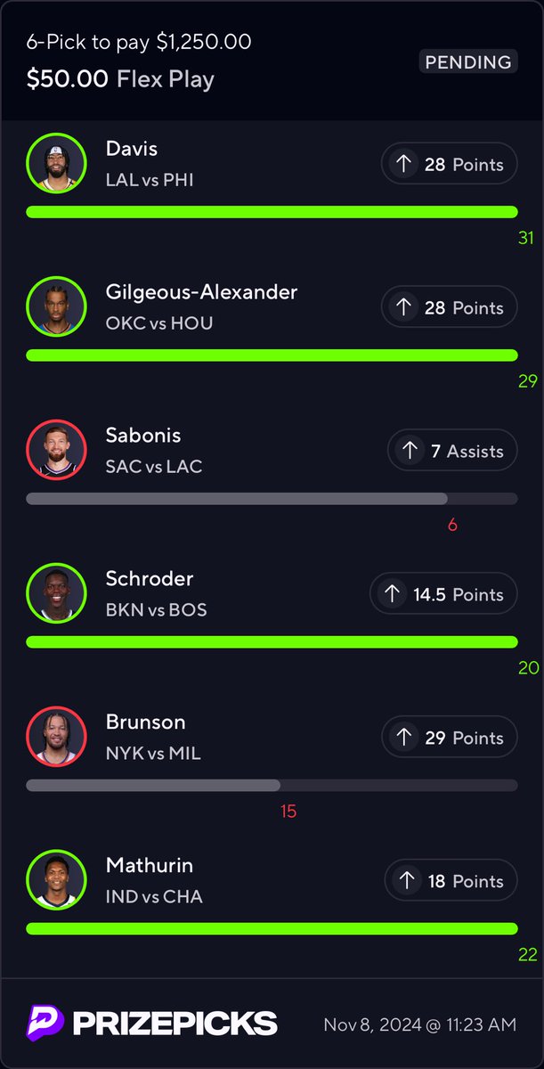 PlugThaZeus's tweet photo. WE ROBBED THE BOOKS TODAY PT. 2 
#PrizePicks Edition 

Absolutely robbed Underdog, but Prize Picks wasn’t safe either 😈✅ TWO 25x for $1000, the demon slip was 5.75x & the 4/6 was a protected play!!! 💰

I will be giving away $100, $25 to 4 of my followers who LIKE AND REPOST

#NBAX #GamblingX #PrizePicksNBA #SportsBettingX