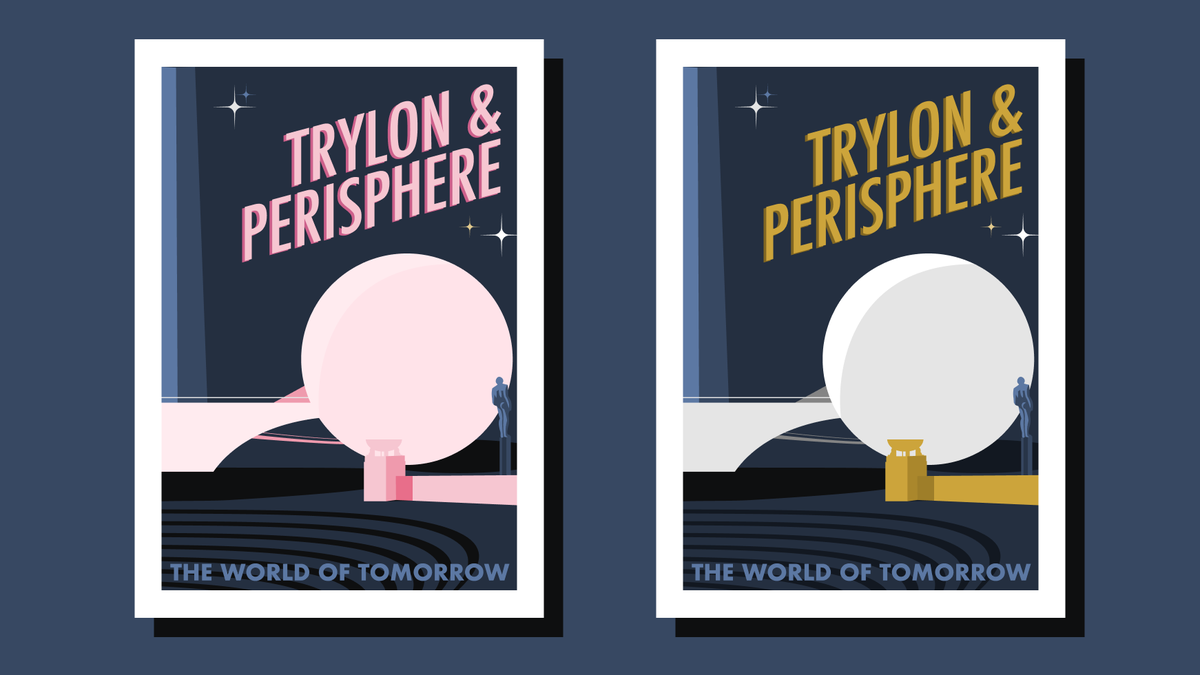 karinakedo's tweet photo. The Trylon and Perisphere were two monumental modernistic structures designed by architects Wallace Harrison and J. Andre Fouilhoux that were together known as the Theme Center of the 1939 New York World's Fair.
#modernism #posterdesign https://t.co/APZ0ItoIlF