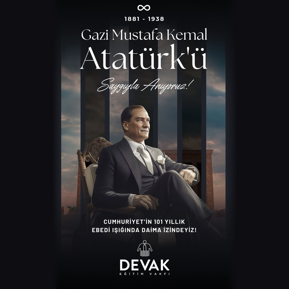 Gazi Mustafa Kemal Atatürk'ü Saygıyla Anıyoruz!